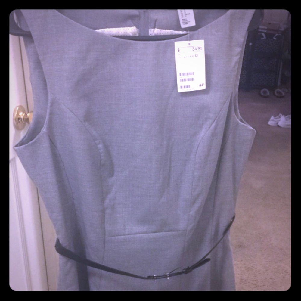 H&M Gray Business Suit Dress