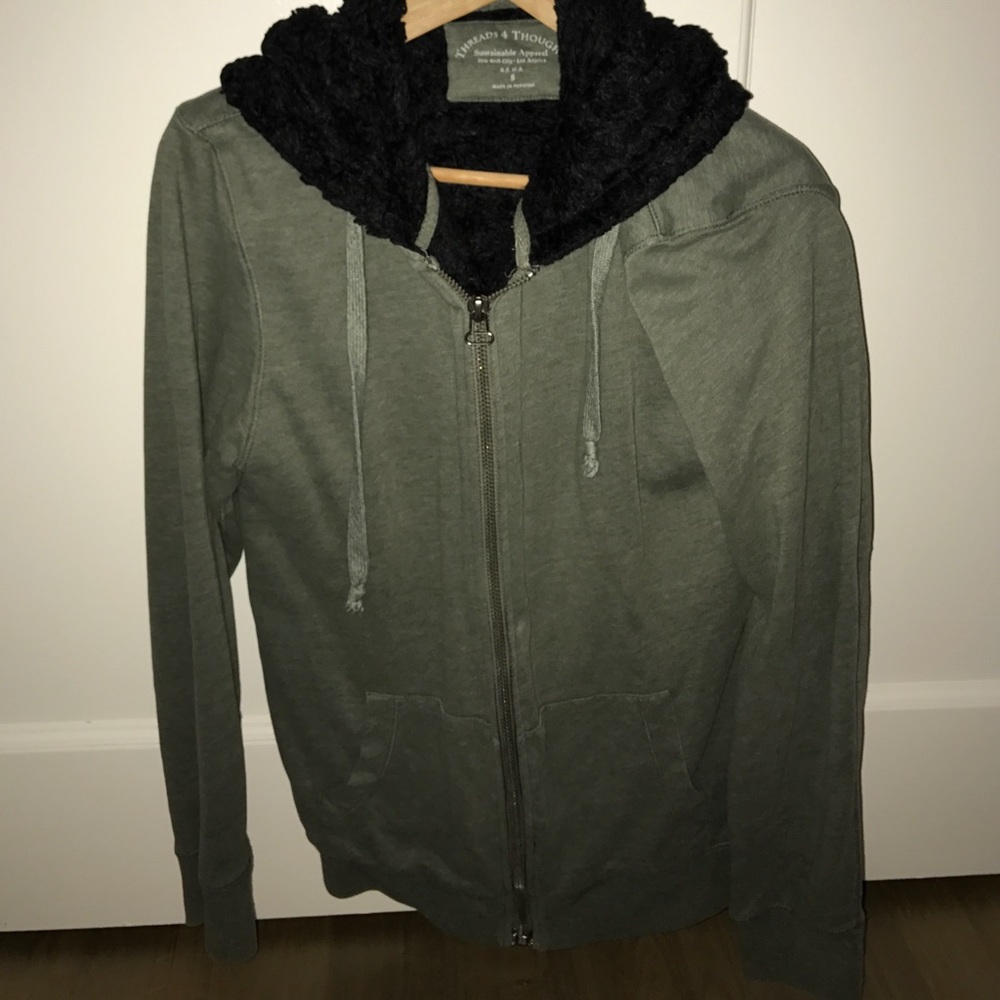 Threads 4 Thought green hoodie