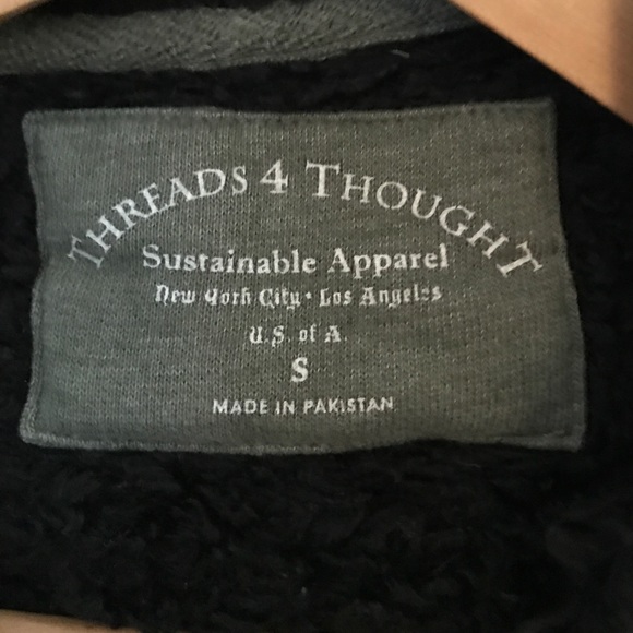 Threads 4 Thought green hoodie - Picture 2 of 3