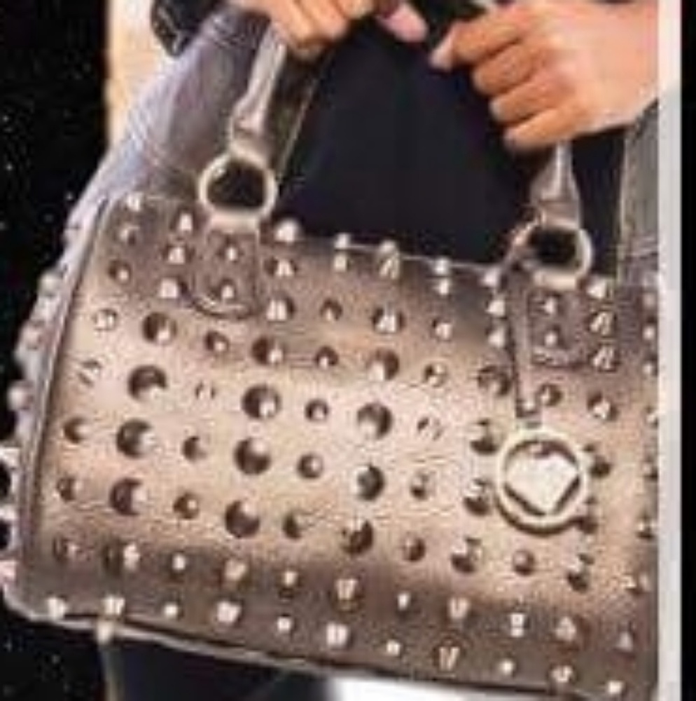 Bronze Stud and Chic Bag