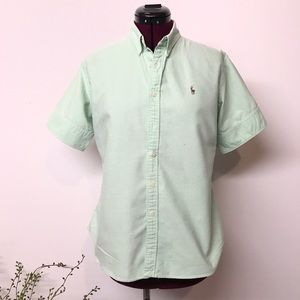 Ralph Lauren Button Down Short Sleeve Boys 14
