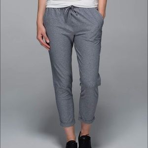 Jet crop slim *Luxtreme* Grey lululemon pants