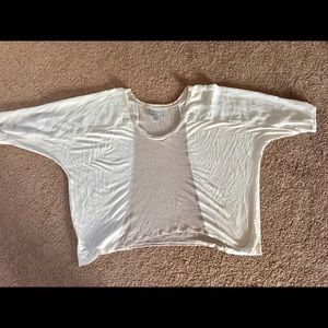 Cropped Batwing Sleeve T-Shirt