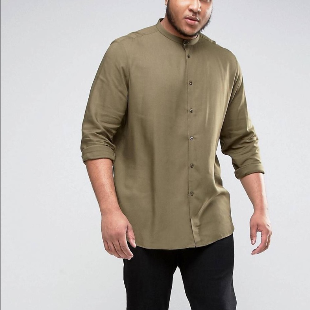 Super chic men's green xxxl shirt.