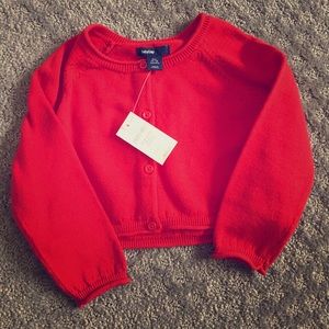 All New Baby Gap Red Cardigan
