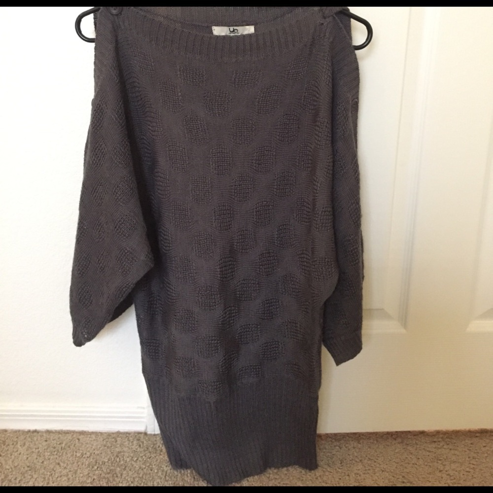 Button-sleeved Sweater