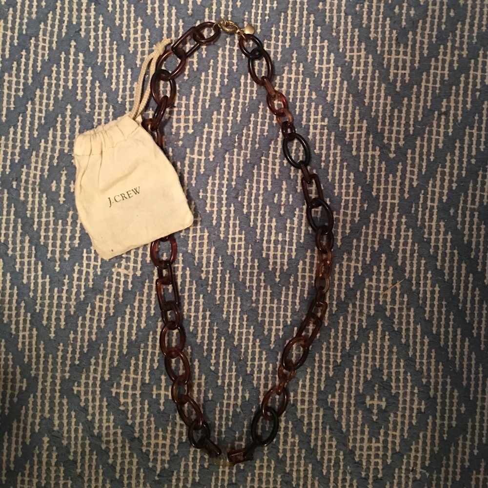 J.Crew Tortoise Long Necklace