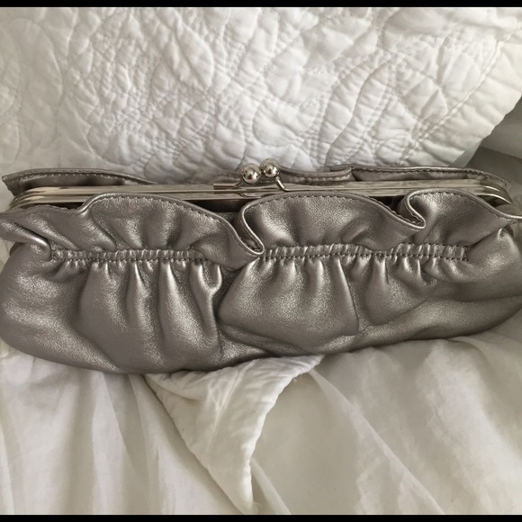 Loft silver purse with silver chain. Like new! - Picture 3 of 5