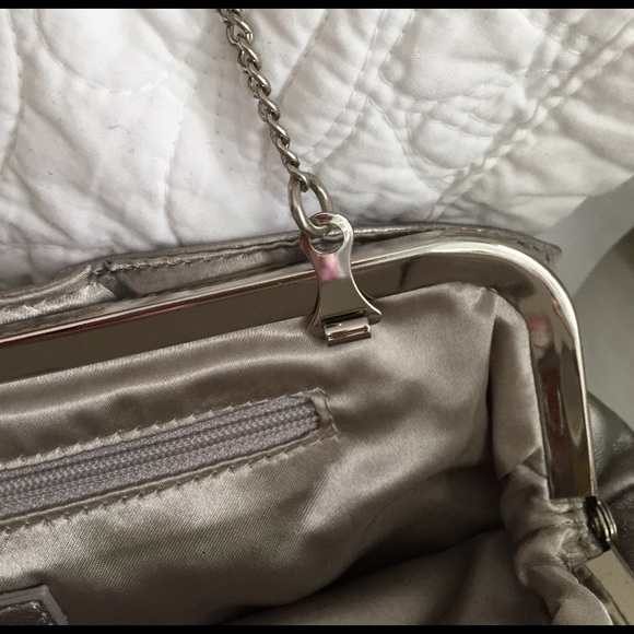 Loft silver purse with silver chain. Like new! - Picture 5 of 5