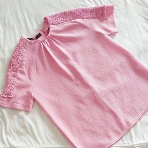 ZARA Pink Mod Blouse NWOT