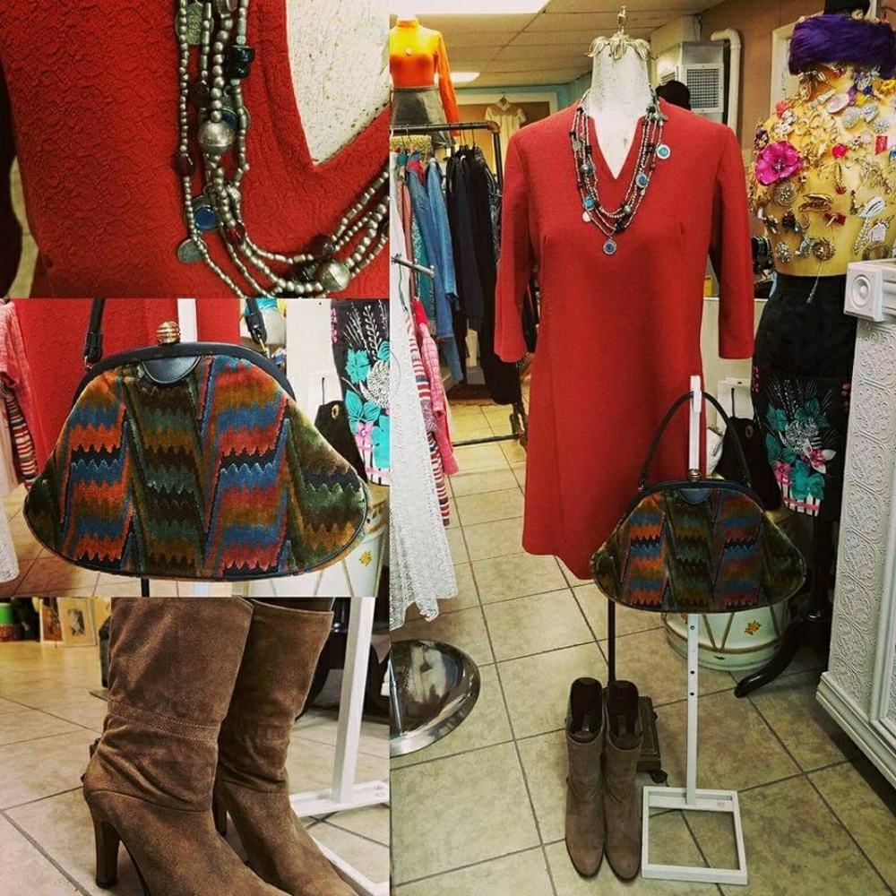 🚫Reserved 🛇1960's Terracotta Shift Mini Dress