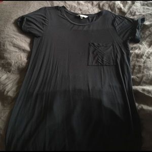 Black soft/sexy tshirt dress