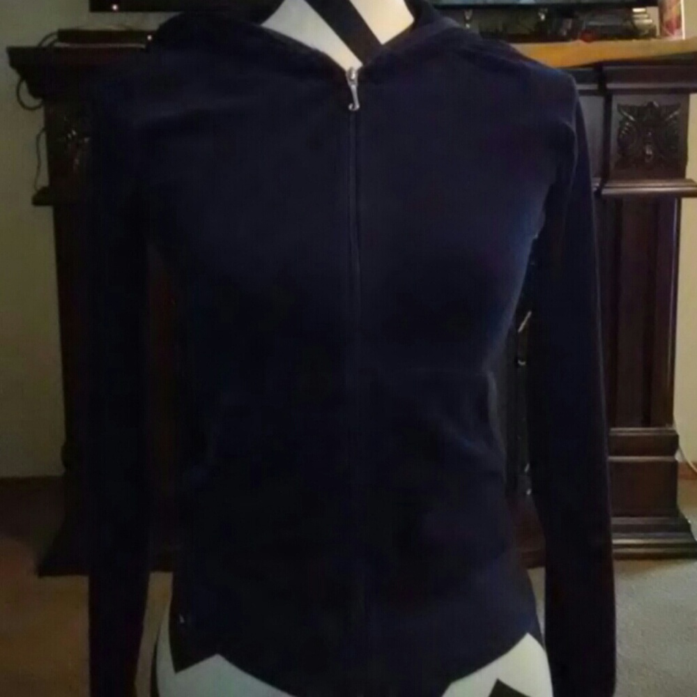 Juicy Couture Velvet Hoodie (navy blue/dark blue)