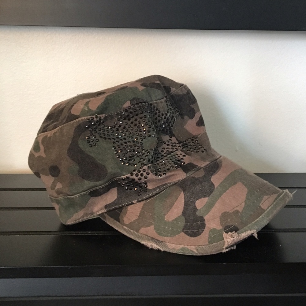 Army Camo Skull Hat