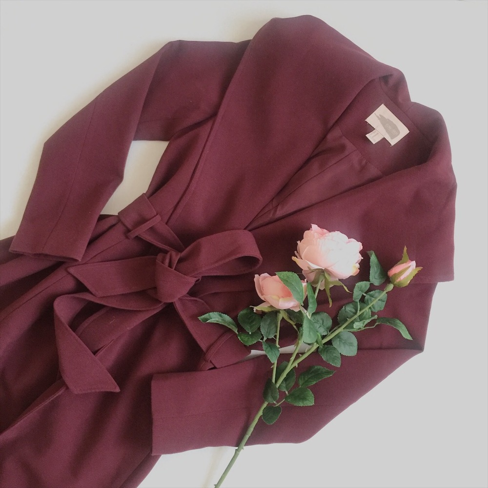 NWOT. Wrap Coat with belt