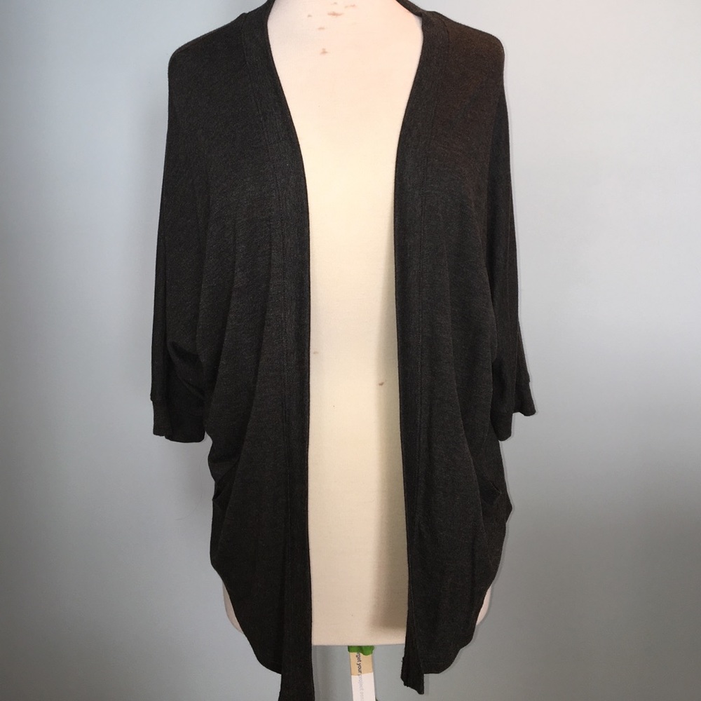 Lilla P. Dolman Sleeve Cardigan.