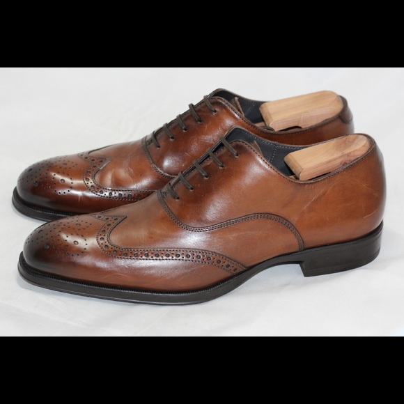 To Boot New York Dodd Burnished Wingtip Oxford 9.5