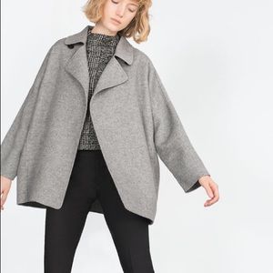 Zara Grey handmade coat BRAND NEW!
