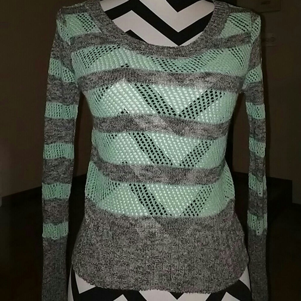 Long Sleeve Mesh top