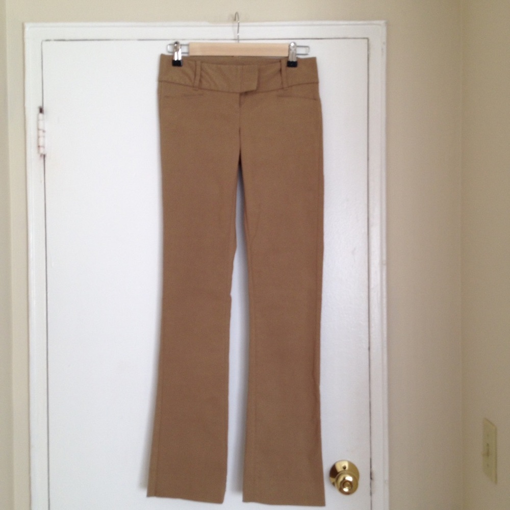 The Limited tan stretch pants. FINAL PRICE