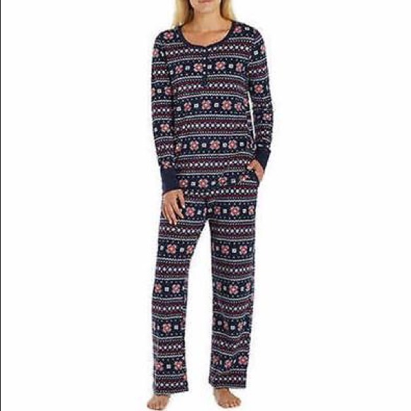 Nautica Women's 2 pc MicroFleece Pajama Set Sale! - Picture 2 of 5