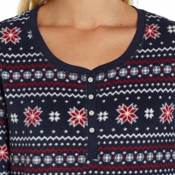 Nautica Women's 2 pc MicroFleece Pajama Set Sale! - Picture 4 of 5