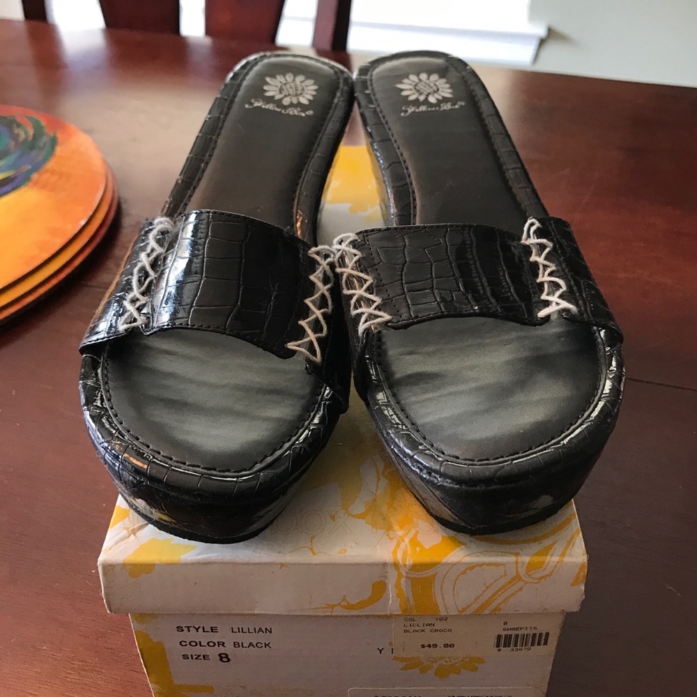Black Slide Sandals