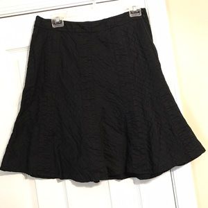 Gap flare skirt; black size 6