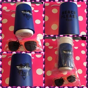 BNWT PinkVictoria'sSecret Water Bottle &Sunglasses