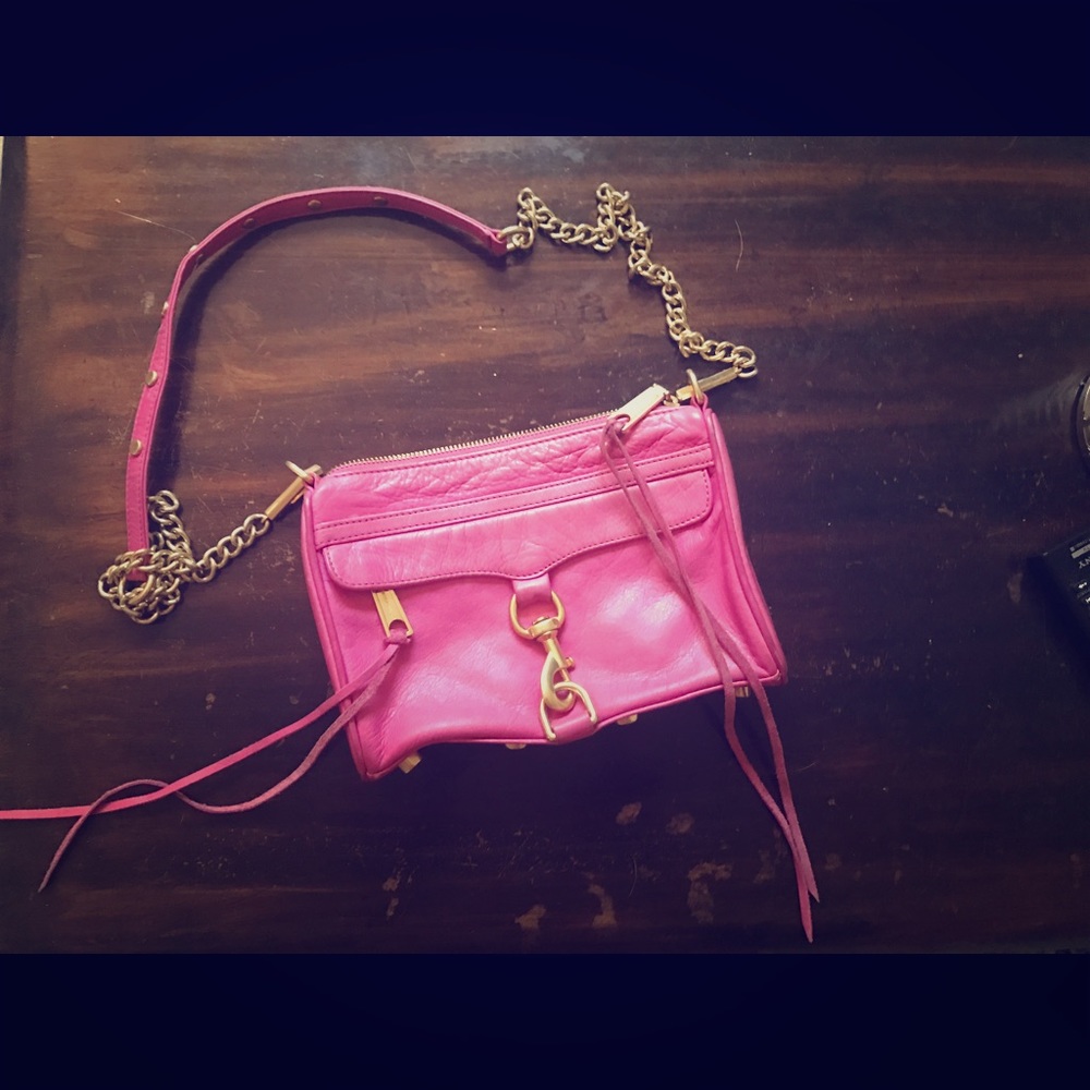 Rebecca Minkoff Mini MAC pink leather