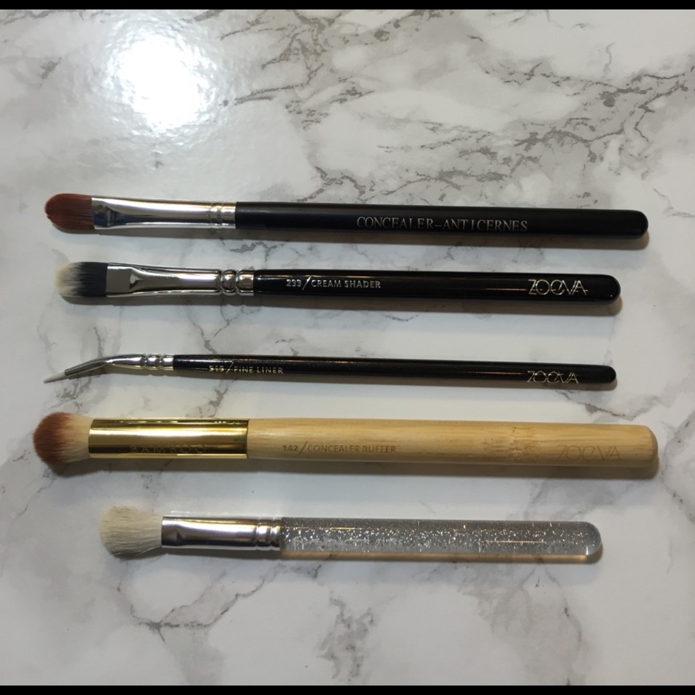 Three Makeup Brush Bundle