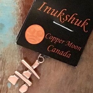 🔅PRICE DROP Inukshuk Copper Moon Canada Necklace