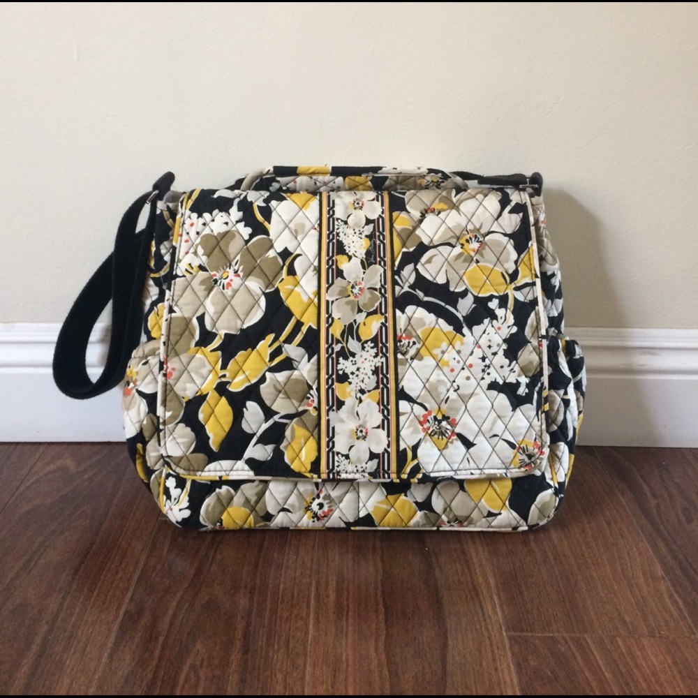 NWT Vera Bradley Floral Quilted Diaper Bag