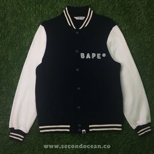 BAPE | Ape Is Bathing Sweat Varsity Jacket