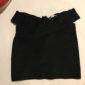 Off the shoulder crop top