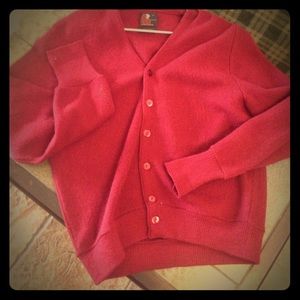 Vintage Arnold Palmer Golf Cardigan 100% Wool