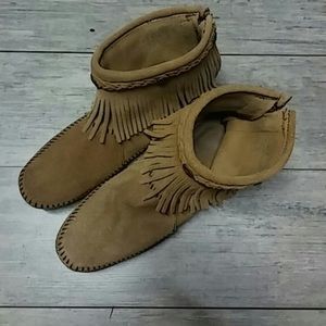 Minnetonka Fringe Booties