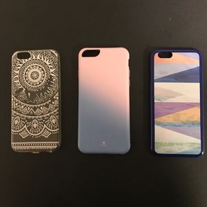3 PACK of Hipster iPhone 6/6s Cases