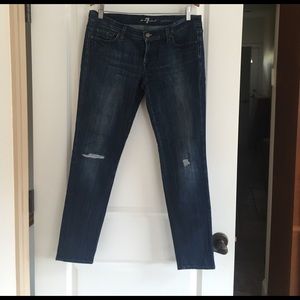 7 for all mankind jeans Gwenevere skinny sz 30