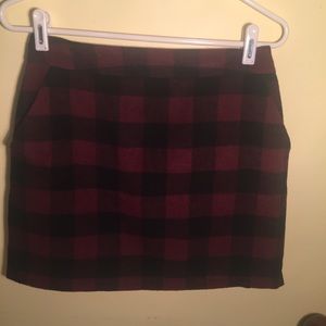 Forever 21 gingham mini skirt
