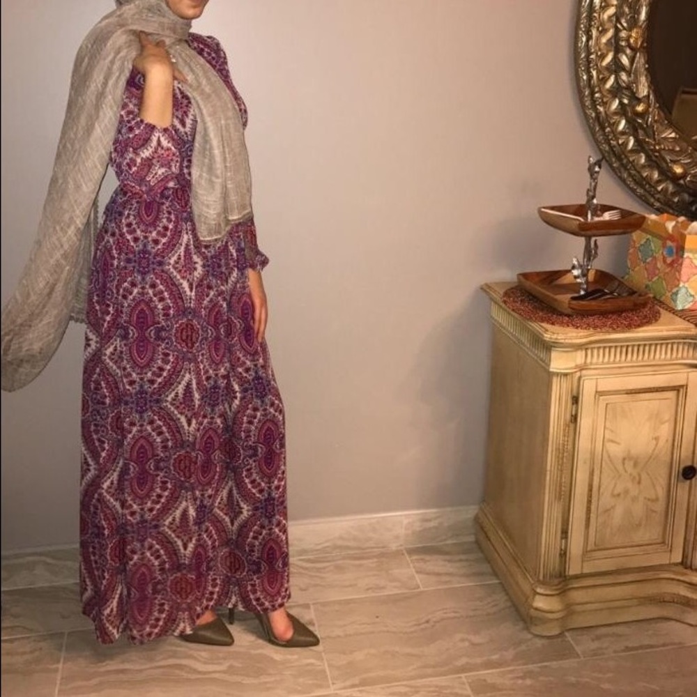 Long sleeve maxi dress