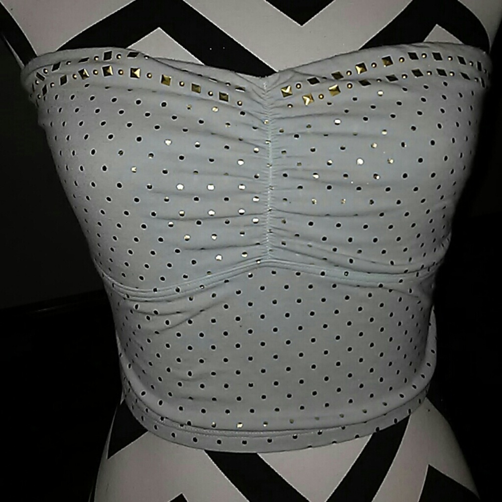 Blue/Gold Bandeau From PINK Victorias Secret