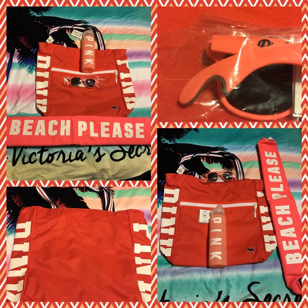 BNWT Pink Victoria's Secret Beach Bundle