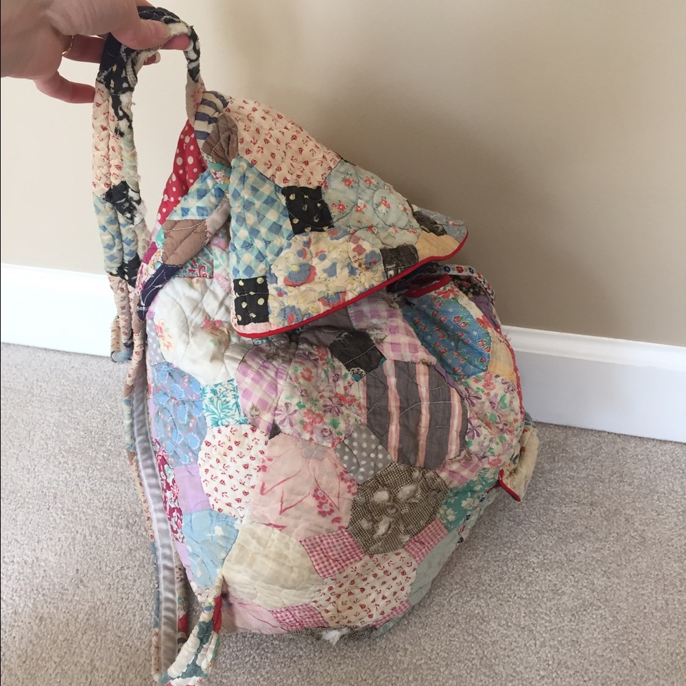 Vintage Quilted backpack