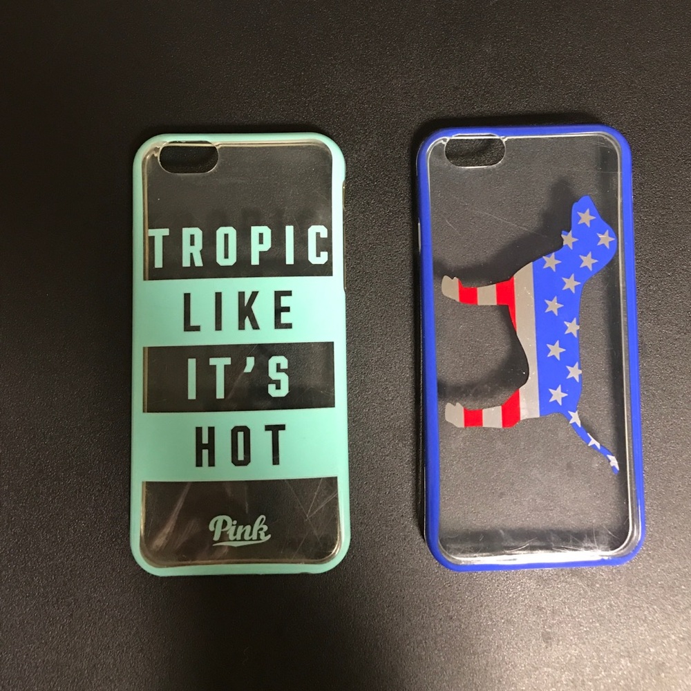 2 PACK of Pink iPhone 6/6s Cases