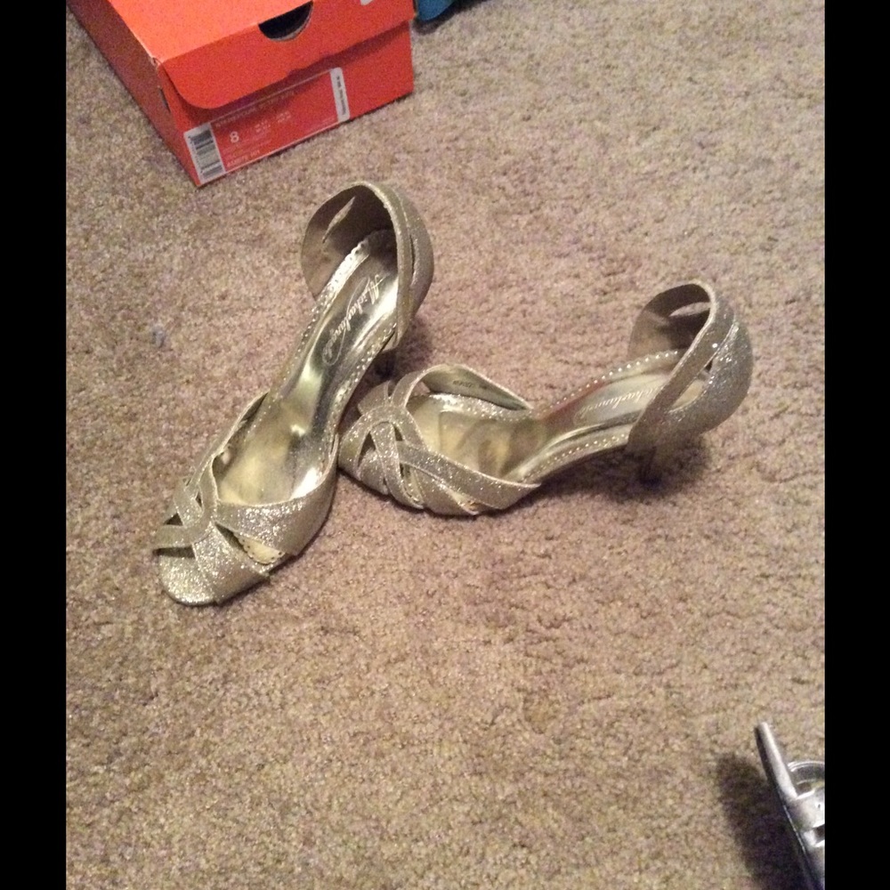 Gold heels