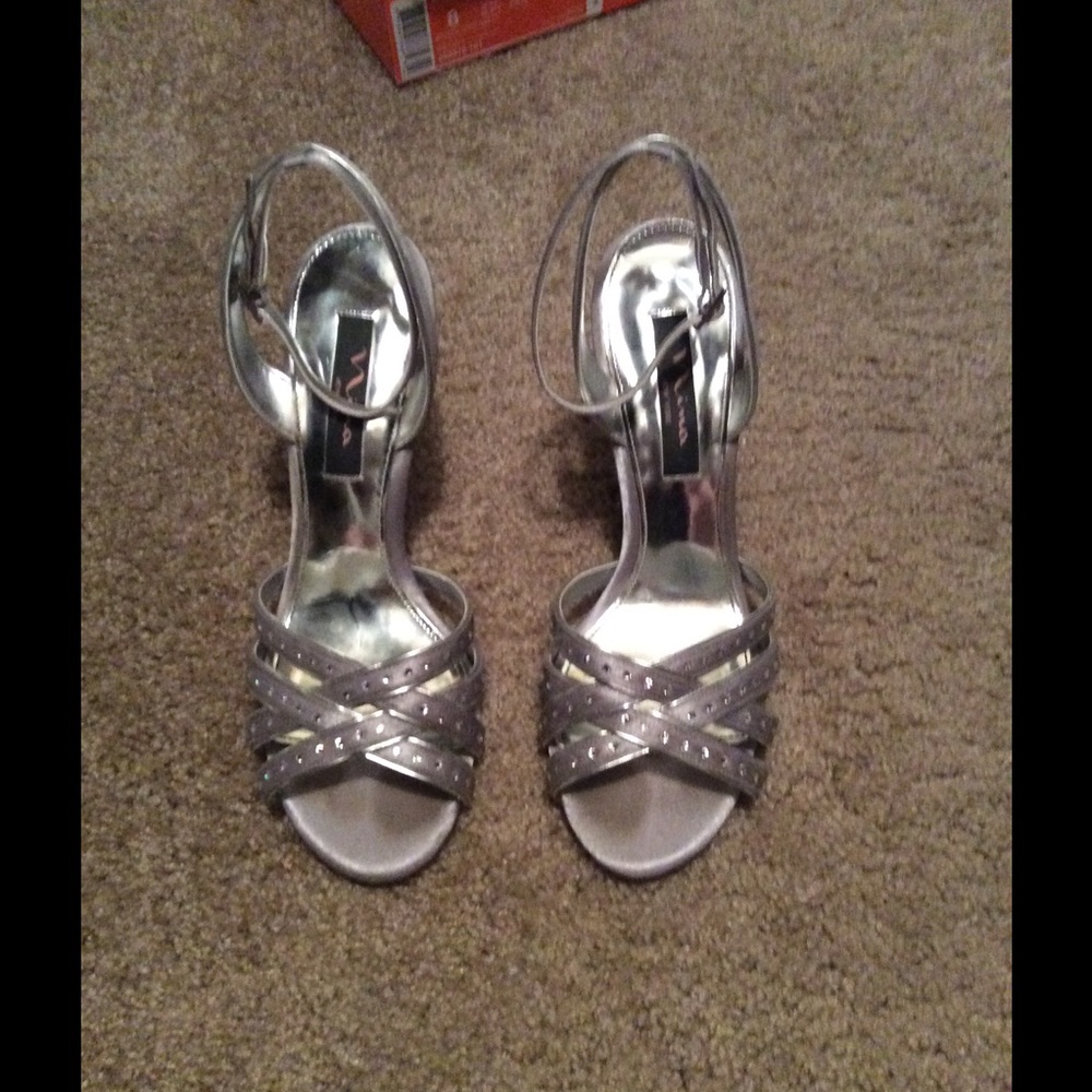 Silver heels