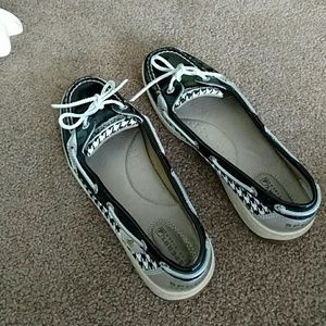 Black sperry top sider