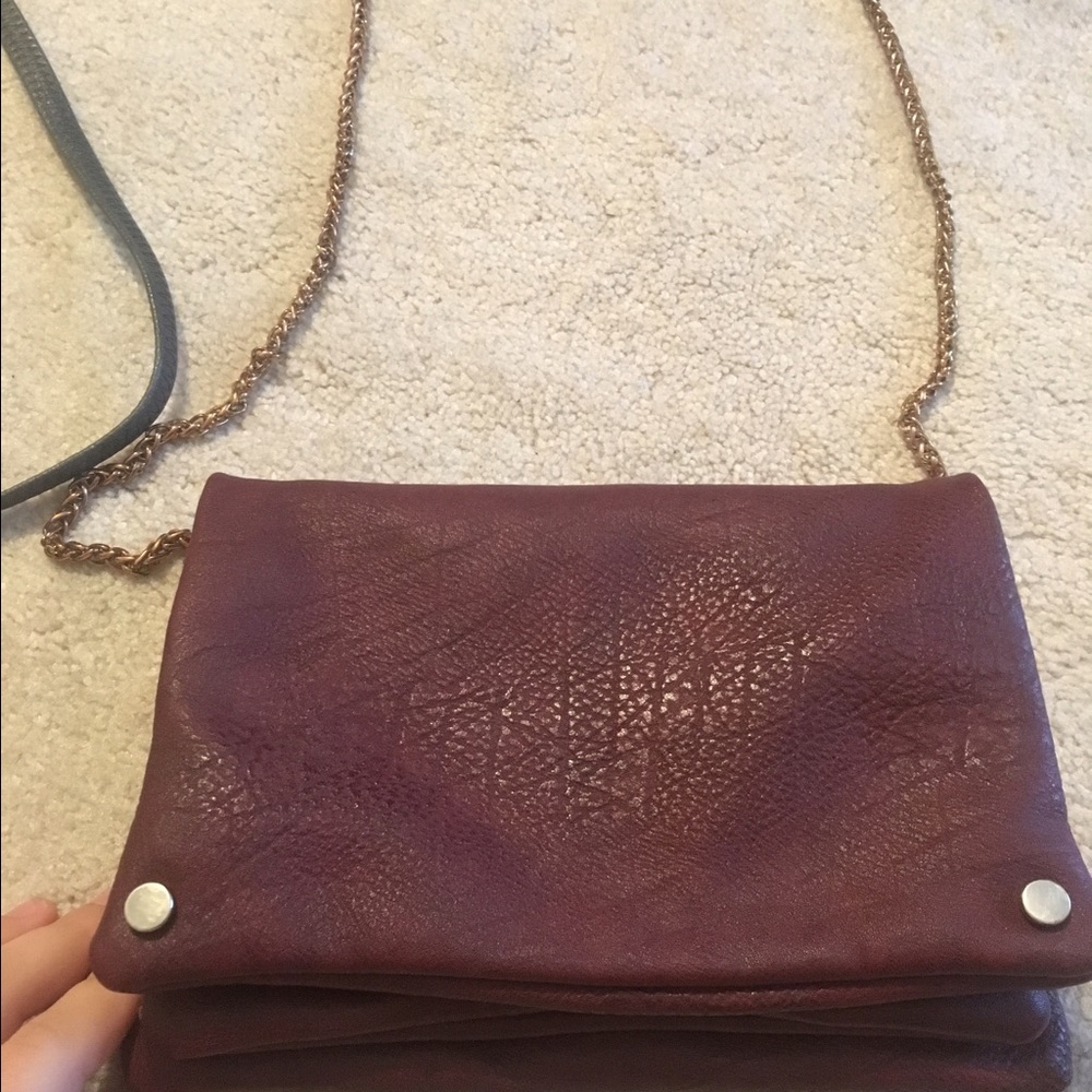 3 compartment small cross body purse