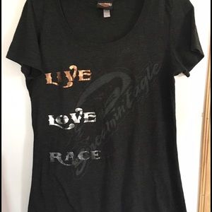 Harley-Davidson t-shirt. Screaming Eagle.